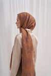 Amber Taba Comfy İpek Şal