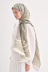 Bliss Zeytin Yeşili Comfy İpek Şal