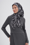 Emera Siyah Mulbary İpek Eşarp