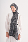 Ethnich Siyah Comfy İpek Şal