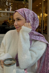 Feyza Hakyemez'in Tercihi Dreams Lila Comfy İpek Şal