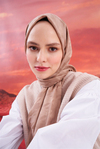 Kazayağı Jakar İtalyan İpekli Şal Vizon