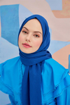 Lien Örme Şal İndigo