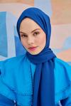 Lien Örme Şal İndigo