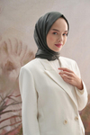 Monogram Jakar İtalyan İpekli Şal Haki
