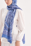 Night İndigo Comfy İpek Şal