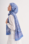 Night İndigo Comfy İpek Şal