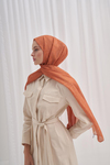Nilla Pamuklu Şal Mist Turuncu