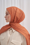 Nilla Pamuklu Şal Mist Turuncu