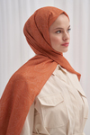 Nilla Pamuklu Şal Mist Turuncu