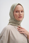 Organik  Kırışık  Şal Soft Yeşil