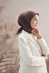 Twill Eşarp Acı Kahve