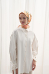 Twill Eşarp Manolya Sarı