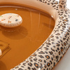 Swim Essentials Beige Leopard Fıskiyeli ve Kaydıraklı Şişme Oyun Havuzu 210 cm