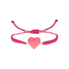 Tres Jolie Lollie Pembe Kalp Bileklik Koyu Pembe