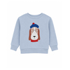 Midu & Fun Parisian Puppy Mavi Sweatshirt