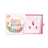 Girl Nation Cyrstal Flip Flop Kolye & Küpe Set