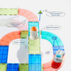 Magnetic Tiles Arabalı Yarış Pisti  115 Parça