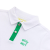 Milky Wilky Garden Polo Tişört Beyaz