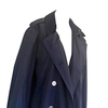 Burberry Lacivert Trençkot - L
