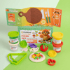 Childgen Play Dough Doğal Oyun Hamuru Sevimli Patiler Pizza Set