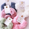 Mini & Kids Peluş Scrunchie Bej Toka