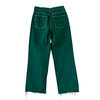 Trendyolmilla Yeşil Geniş Paça Kot Pantolon - 36