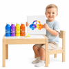 ChildGen Play Dough Süper Yıkanabilir Parmak Boya Süper Yıkanabilir Parmak Boya 350 ml Mavi