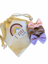 3'LÜ FİYONK LASTİK SET - MOR/KAHVE/SOMON