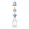 Bibs Baby PP Bottle Kauçuk Uç Yavaş Akış Biberon | Baby Blue 150 ml
