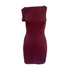 Mai Collection Bordo Elbise Ceket Takım - S