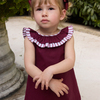 House Of Leila The Elodie Elbise Bordo