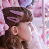 Mini & Kids Uzun Simli Toka Pink Triangle