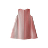 Midu & Fun Fresh Stripe Kırmızı Elbise