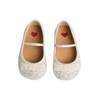 İpobomi Sparkle Beyaz Kız Bebek Patik