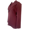 Mai Collection Bordo Elbise Ceket Takım - S