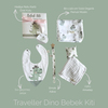 Asu Baby Traveller Dino Organik Pamuk Hediye Bebek Kiti