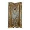 Nihan Peker Payetli Gold Midi Etek - 44/46