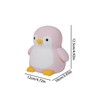Acornia Sevimli Penguen Gece Lambası Pembe