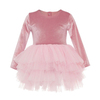 Mini Celebrities Pink Velvet Tütü Elbise