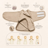 Qundaq Yenidoğan Kundak Seti Kalça Dostu Bej (Soft Beige)