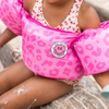 Swim Essentials Pink Leopard Puddle Jumper Kolluklu Yüzme Yeleği 2-6 Yaş