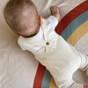 Mama Yoyo İnce Bebek Triko Battaniye Rain Pompom
