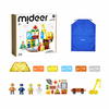 Mideer Magnetic Tiles Şehir Kahramanları 33 Parça