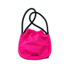 Ganni Knot Mini Sugar Plum Neon Fuşya Purse Çanta