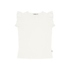 All White Jacquard Rib Şortlu Pijama Takımı