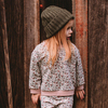 Antebies Winter Flowers Futter Sweatshirt