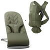 BabyBjörn 2'li Set Bliss Ana kucağı & Kanguru Mini Woven Dark Green