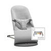 BabyBjörn 2'li Set Soft Oyuncaklı Bliss Ana Kucağı 3D Jersey Light Grey & Kanguru Harmony Mesh Silver