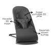BabyBjörn Oyuncaklı Balance Soft Ana Kucağı Woven Jersey Tri-Fabric Dark Grey